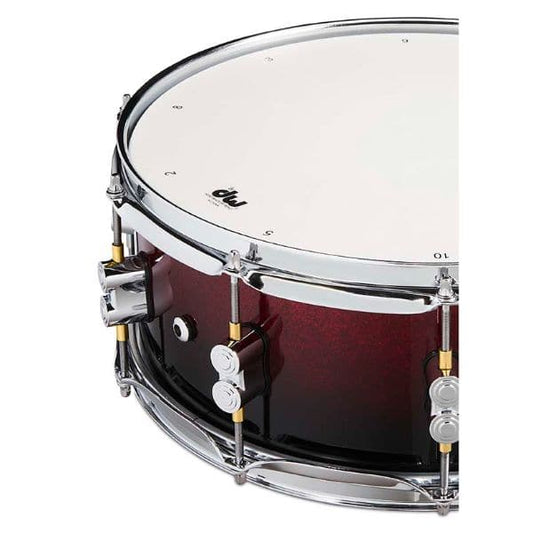 PDP Concept Maple Snare Drum 14x5.5 Red to Black Fade