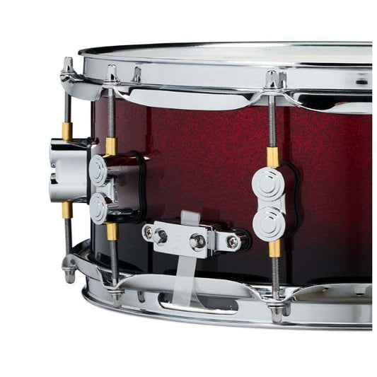 PDP Concept Maple Snare Drum 14x5.5 Red to Black Fade
