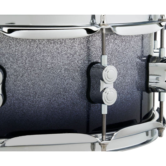 PDP Concept Series Maple Snare, 5.5x14, Silver to Black Fade w/Chrome Hw