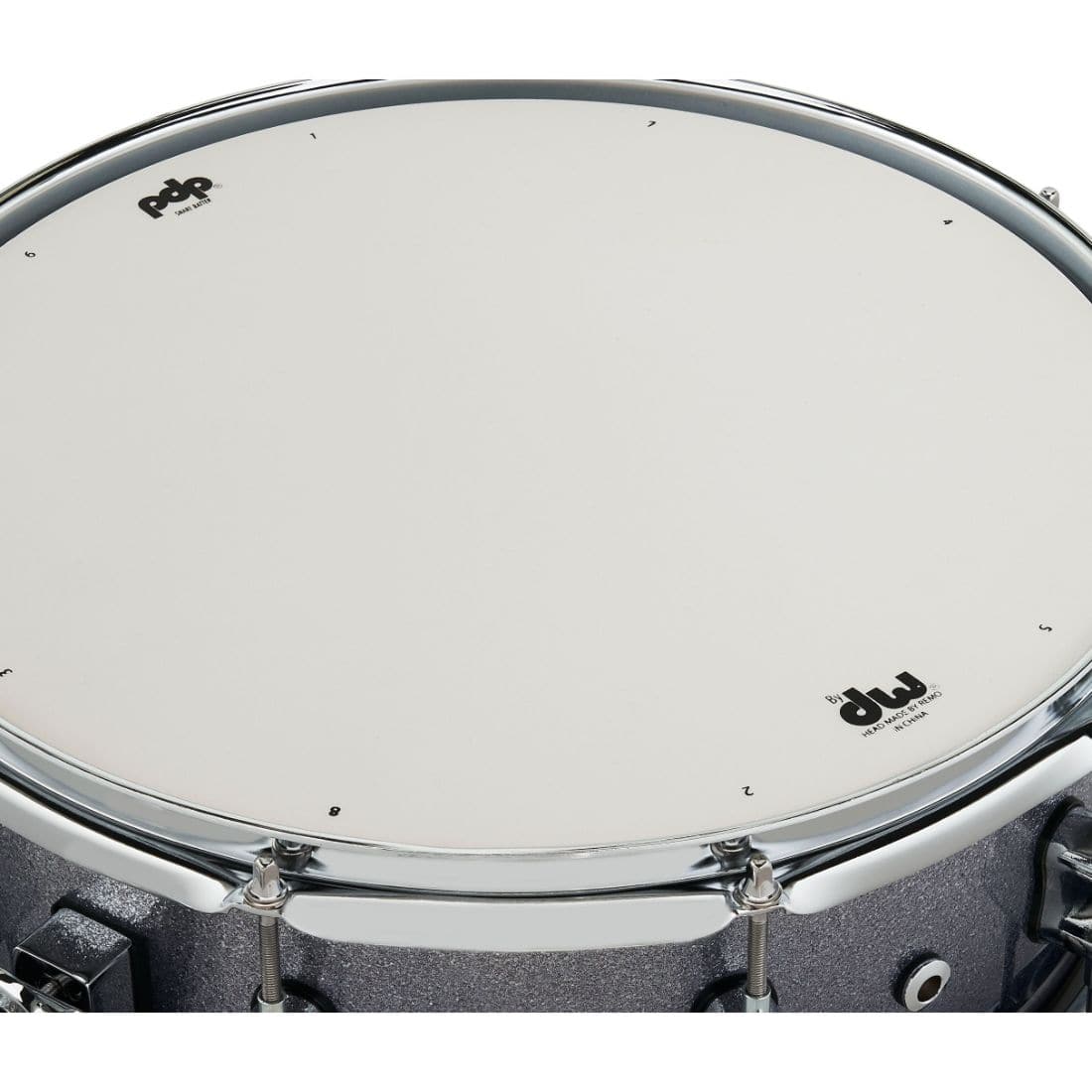 PDP Concept Series Maple Snare, 5.5x14, Silver to Black Fade w/Chrome Hw
