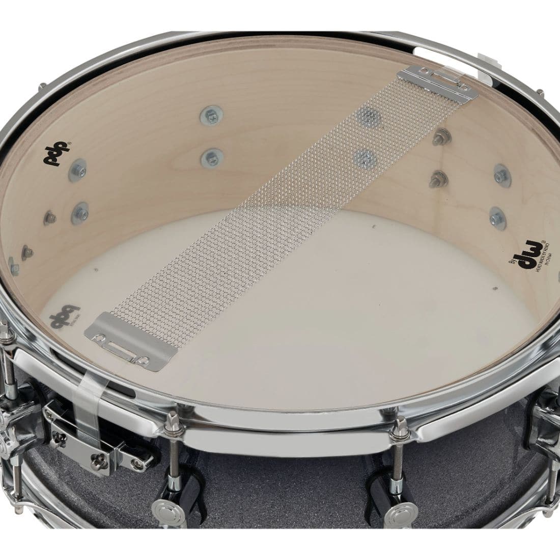 PDP Concept Series Maple Snare, 5.5x14, Silver to Black Fade w