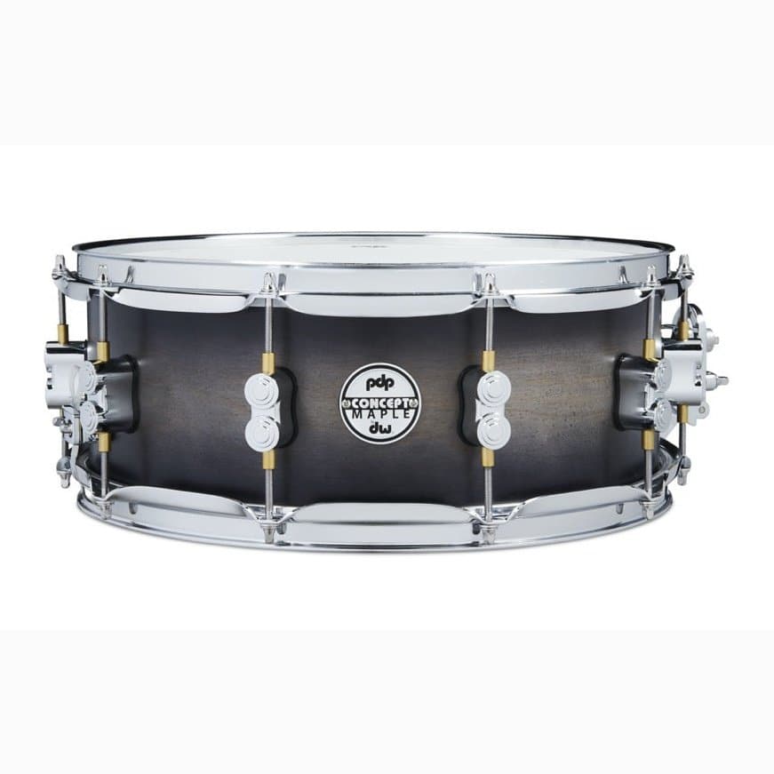 PDP Concept Series Maple Snare, 5.5x1.4, Satin Charcoal Burst w