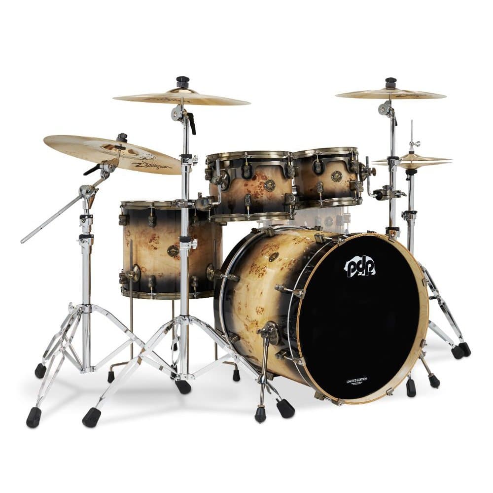 PDP Concept Limited 4pc Drum Set Mapa Burl