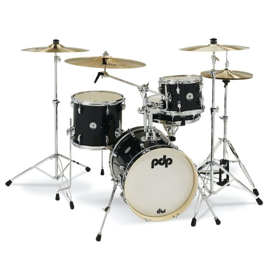 PDP New Yorker 4pc Drum Set - Black Onyx Sparkle