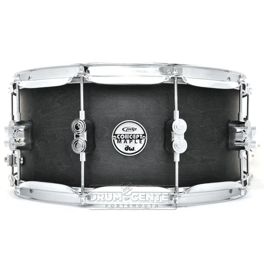 PDP 10ply Maple Snare Drum 14x6.5 Black Wax
