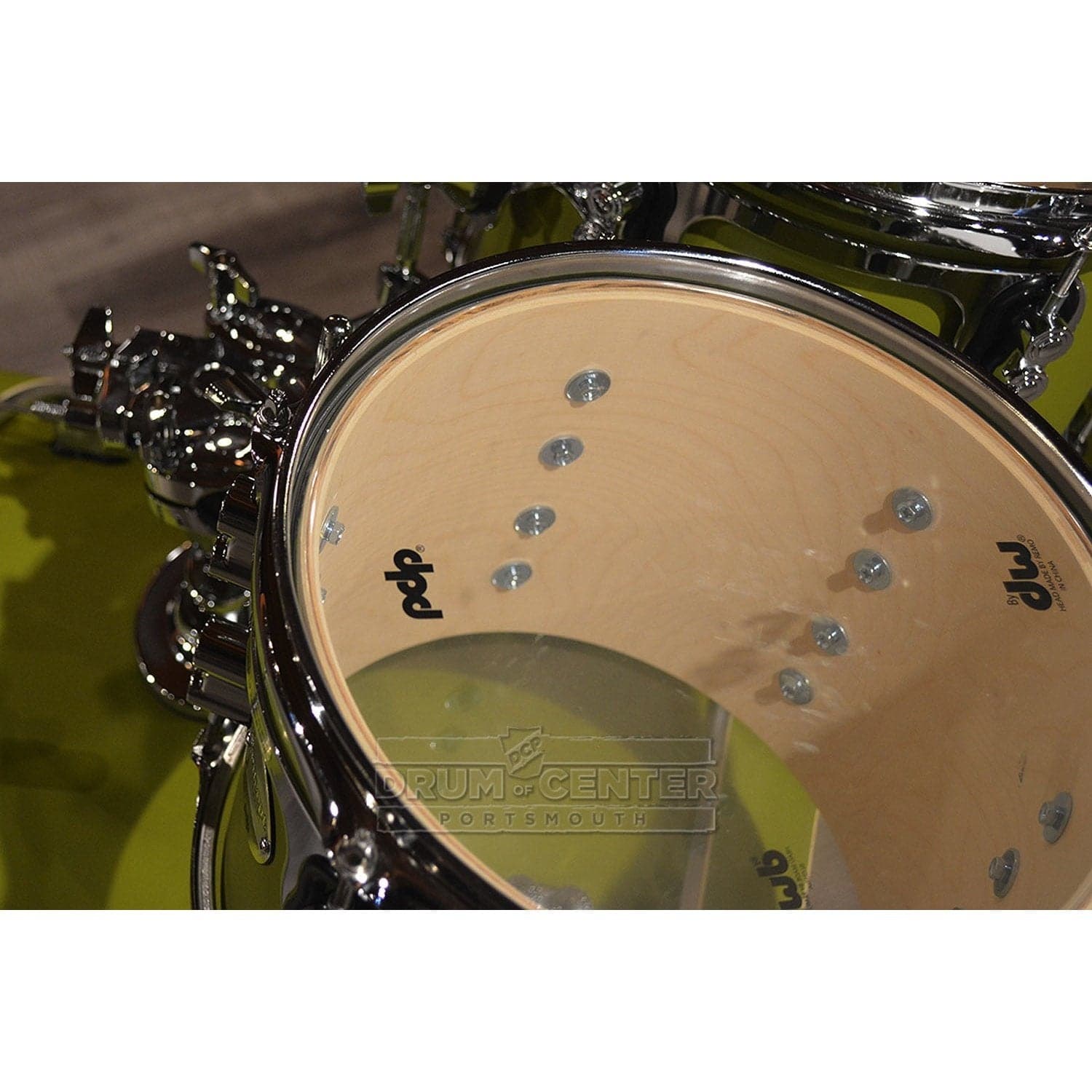 PDP Concept Series 5-Piece Maple Drum Set, Satin Olive