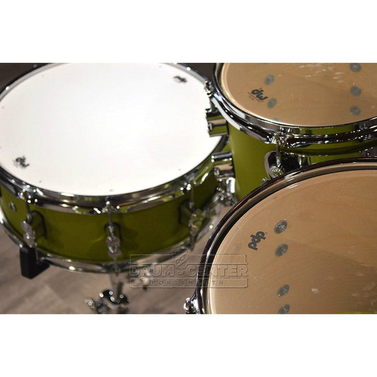 PDP Concept Series 5-Piece Maple Drum Set, Satin Olive