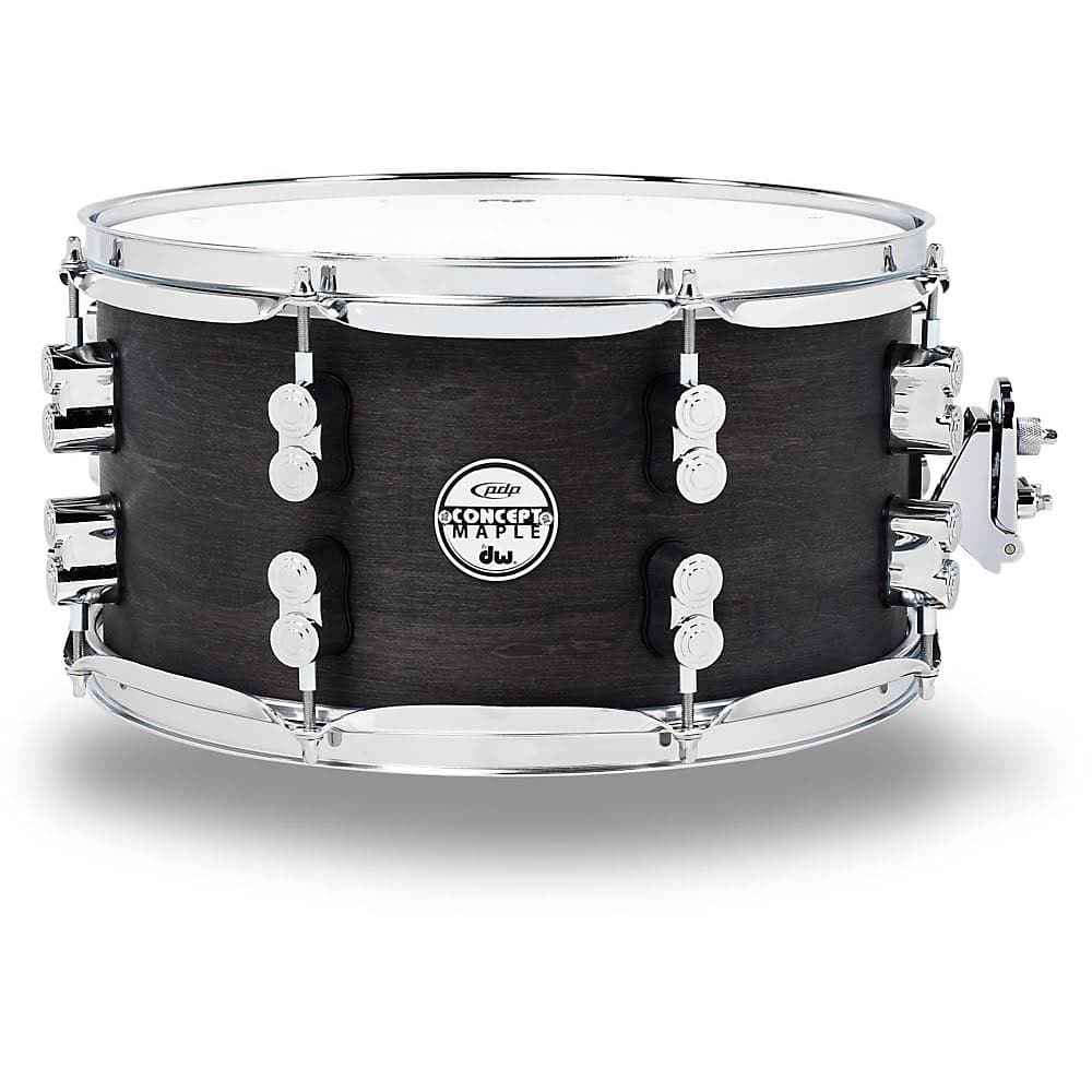 PDP 10ply Maple Snare Drum 13x7 Black Wax