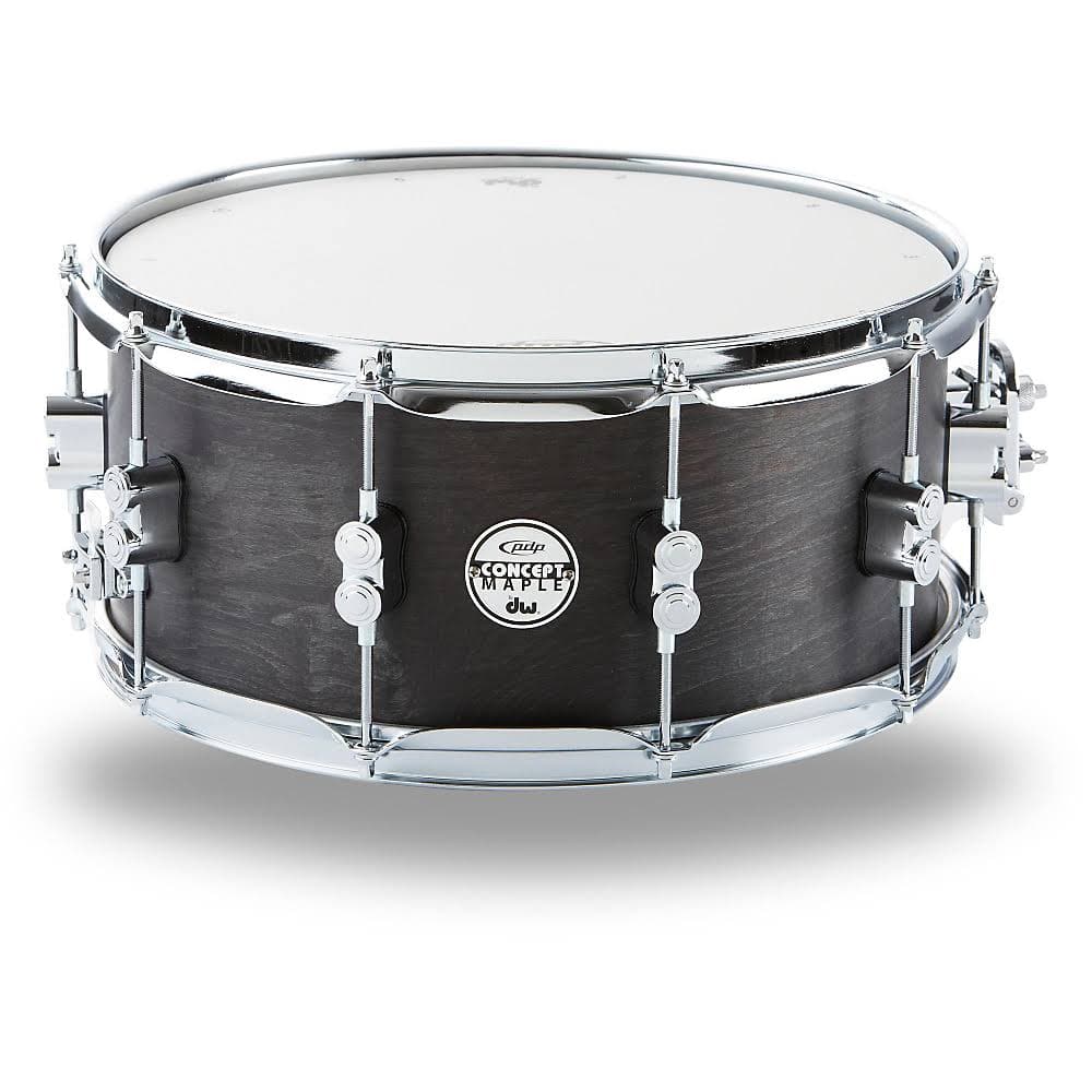 PDP 10ply Maple Snare Drum 14x6.5 Black Wax