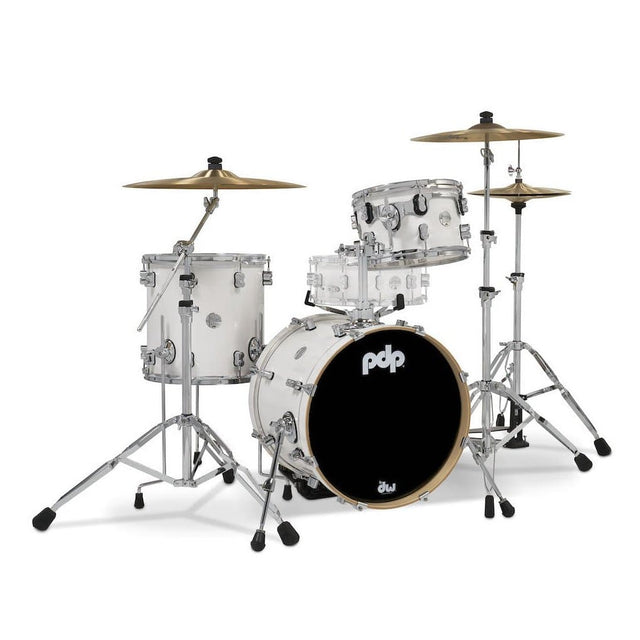 PDP Concept Maple 3pc Bop Drum Set - Pearlescent White
