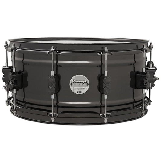 PDP Concept 1mm Black Nickel/Brass Snare Drum - 14x6.5