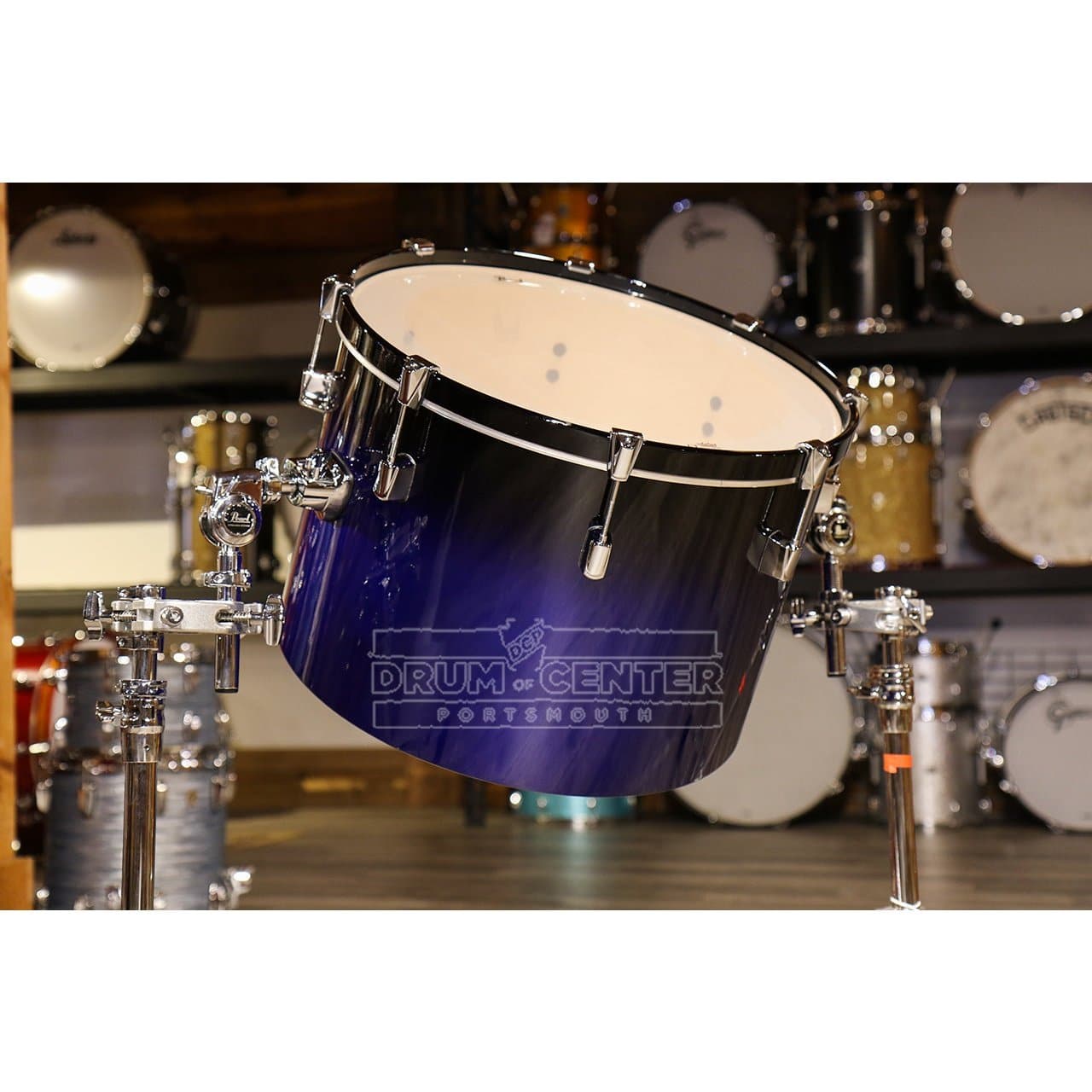Pearl Decade Maple 20x14 Gong Bass Drum Kobalt Blue Fade