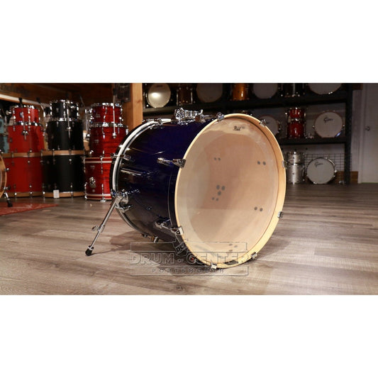 Pearl Decade Maple 18x14 Bass Drum With Mount - Kobalt Blue Fade