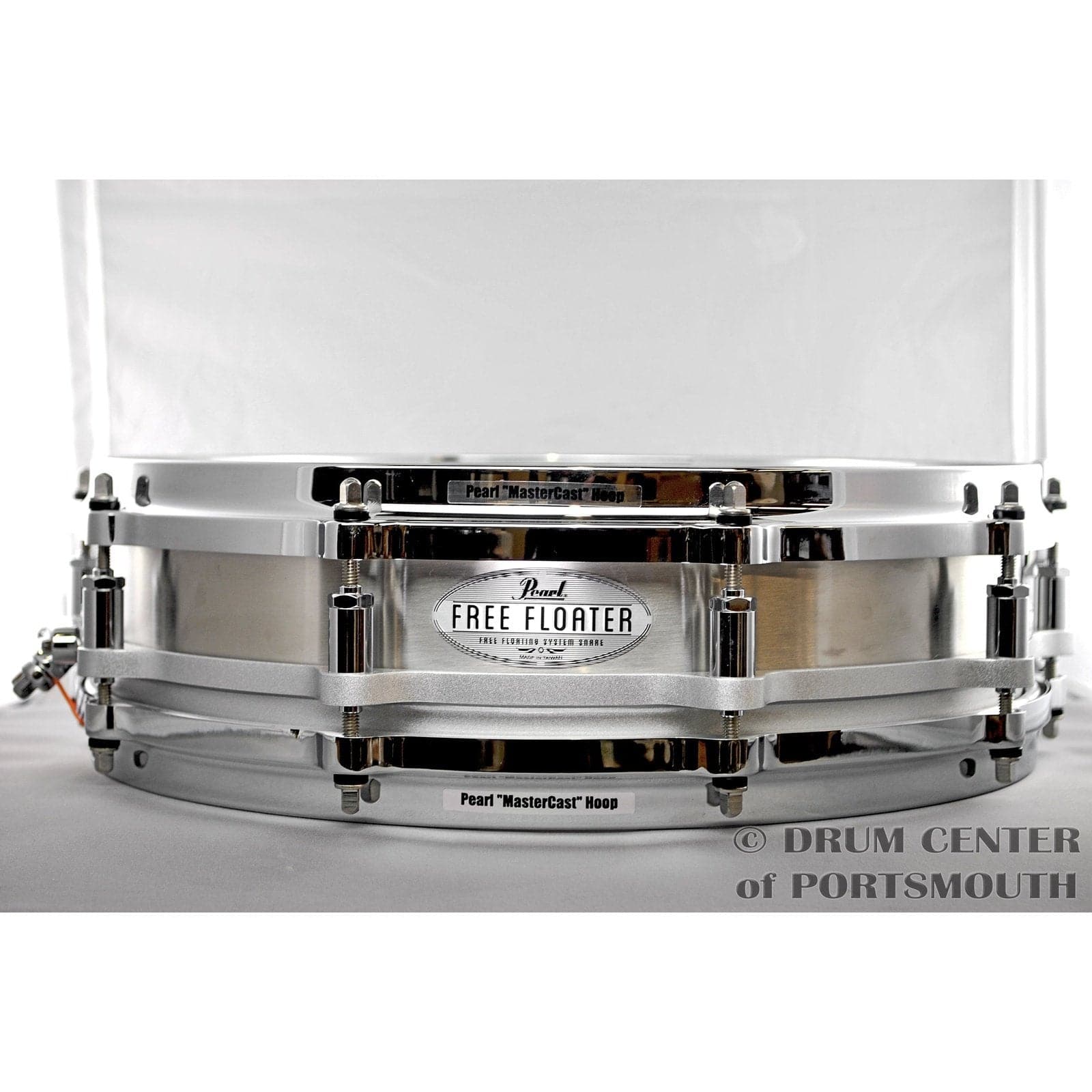 Pearl 14x3.5 Stainless Steel Free Floating Snare Drum