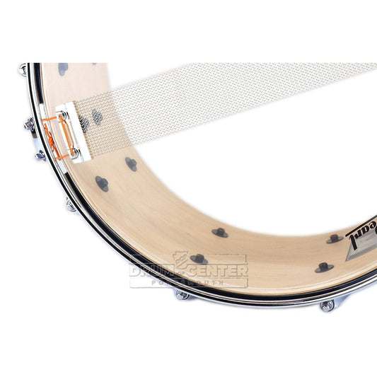 Pearl Masters Maple Complete 14x6.5 Snare Drum - Light Blue Metallic