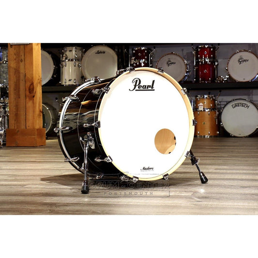 Pearl Masters Maple Complete 20x14 Bass Drum - Quicksilver Black