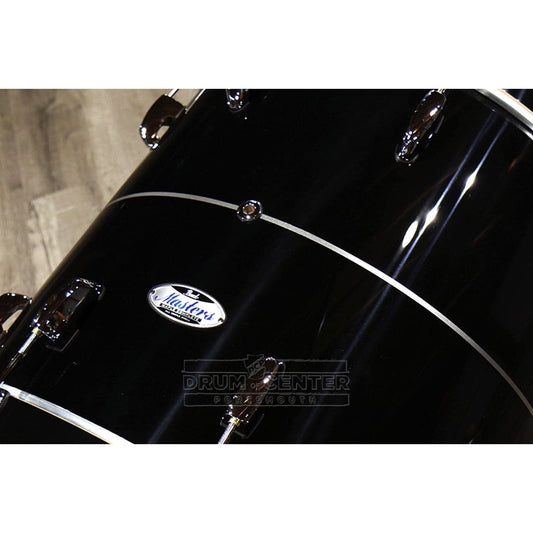 Pearl Masters Maple Complete 3pc Drum Set w/24bd - Quicksilver Black