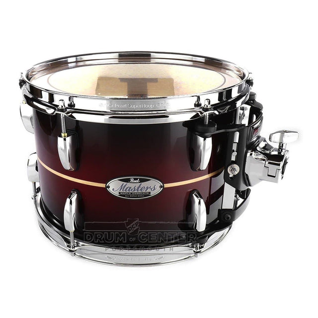 Pearl Masters Maple Complete 12x8 Tom - Natural Banded Redburst