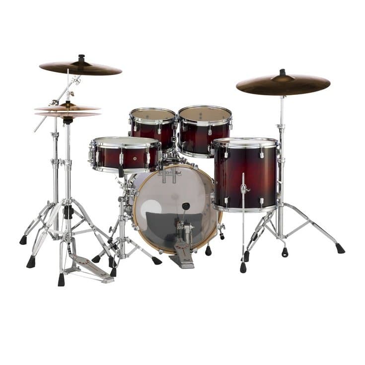 Pearl Decade Maple 5pc Drum Set w/20BD Deep Red Burst