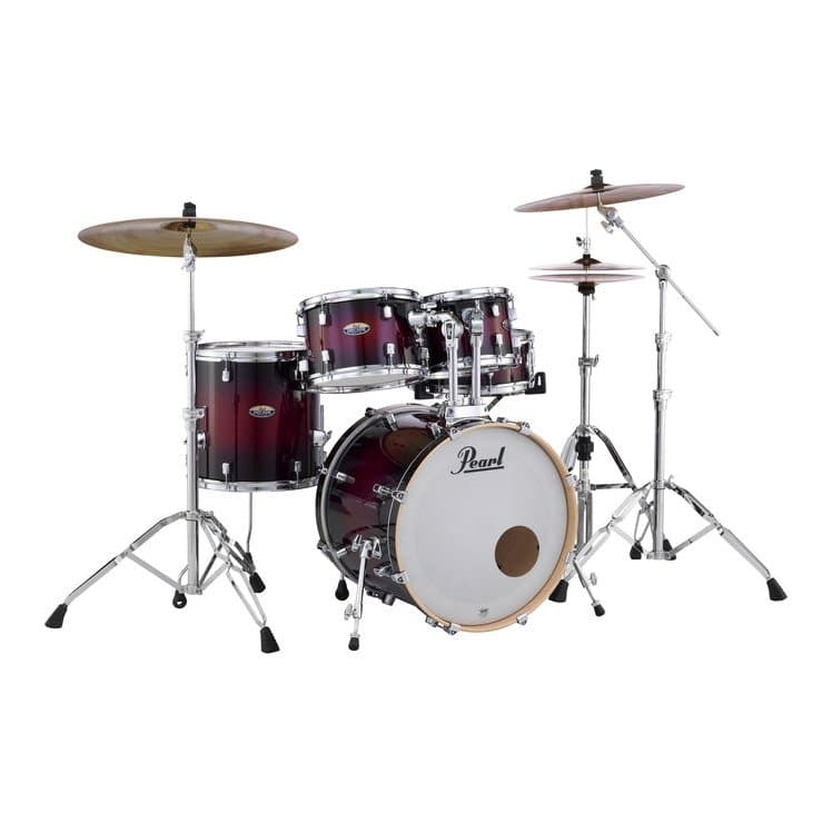 Pearl Decade Maple 5pc Drum Set w/20BD Deep Red Burst