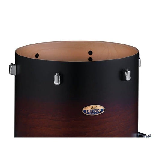 Pearl Decade Maple 5pc Drum Set w/20BD Satin Brown Burst