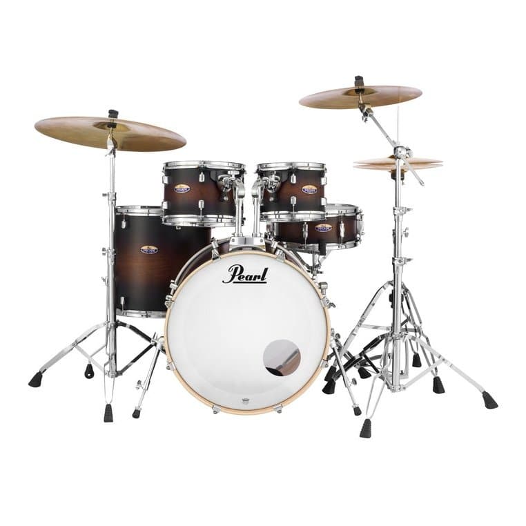 Pearl Decade Maple 5pc Drum Set w/20BD Satin Brown Burst