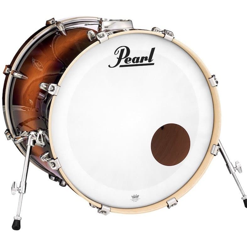 Pearl Export Lacquer 24x18 Bass Drum - Gloss Tobacco Burst