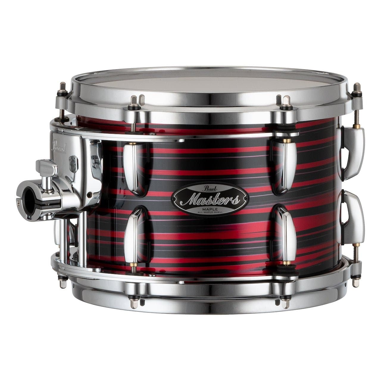 Pearl Masters Maple MM6 Tom 10x7 w/Standard R2 Mount Red Oyster Swirl