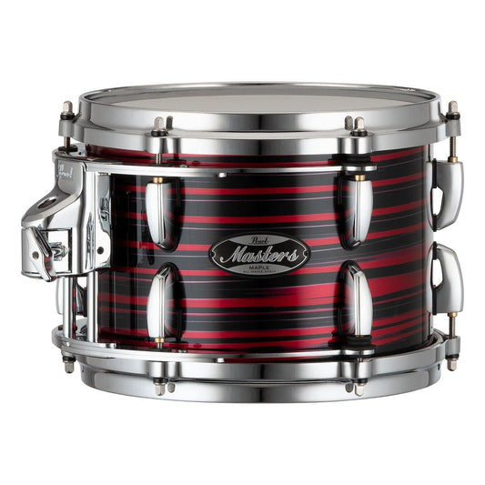 Pearl Masters Maple MM6 Tom 10x7 w/L-Bracket R2 Mount Red Oyster Swirl