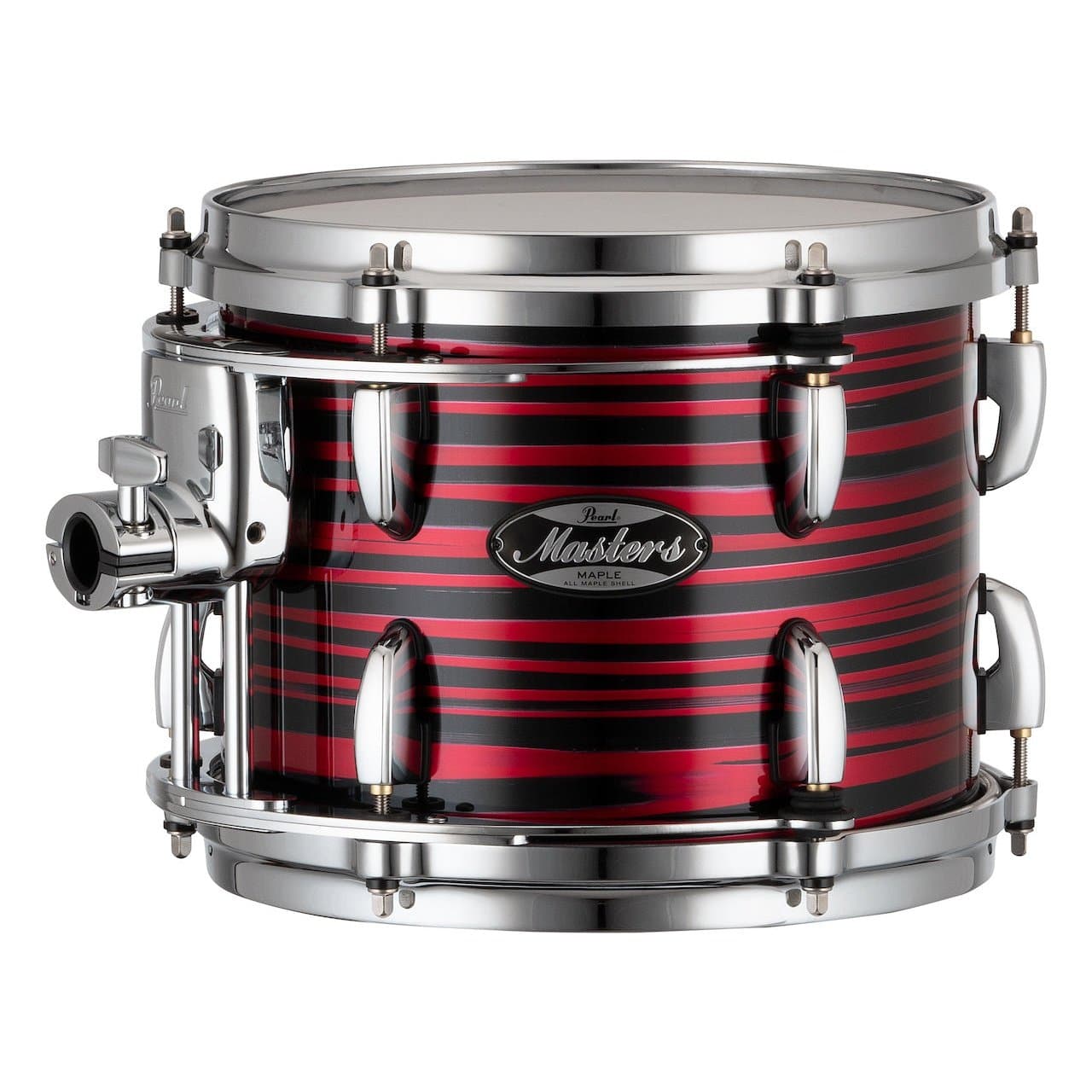 Pearl Masters Maple MM6 Tom 10x8 w/Standard R2 Mount Red Oyster Swirl
