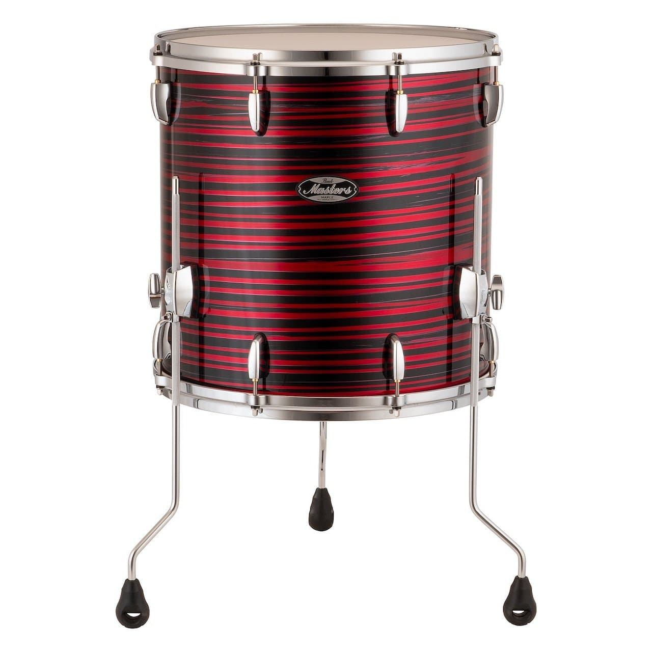 Pearl Masters Maple MM6 Floor Tom 16x16 Red Oyster Swirl