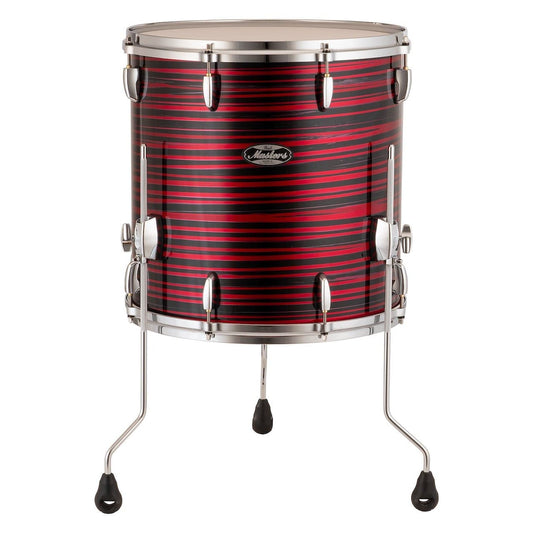 Pearl Masters Maple MM6 Floor Tom 16x16 Red Oyster Swirl