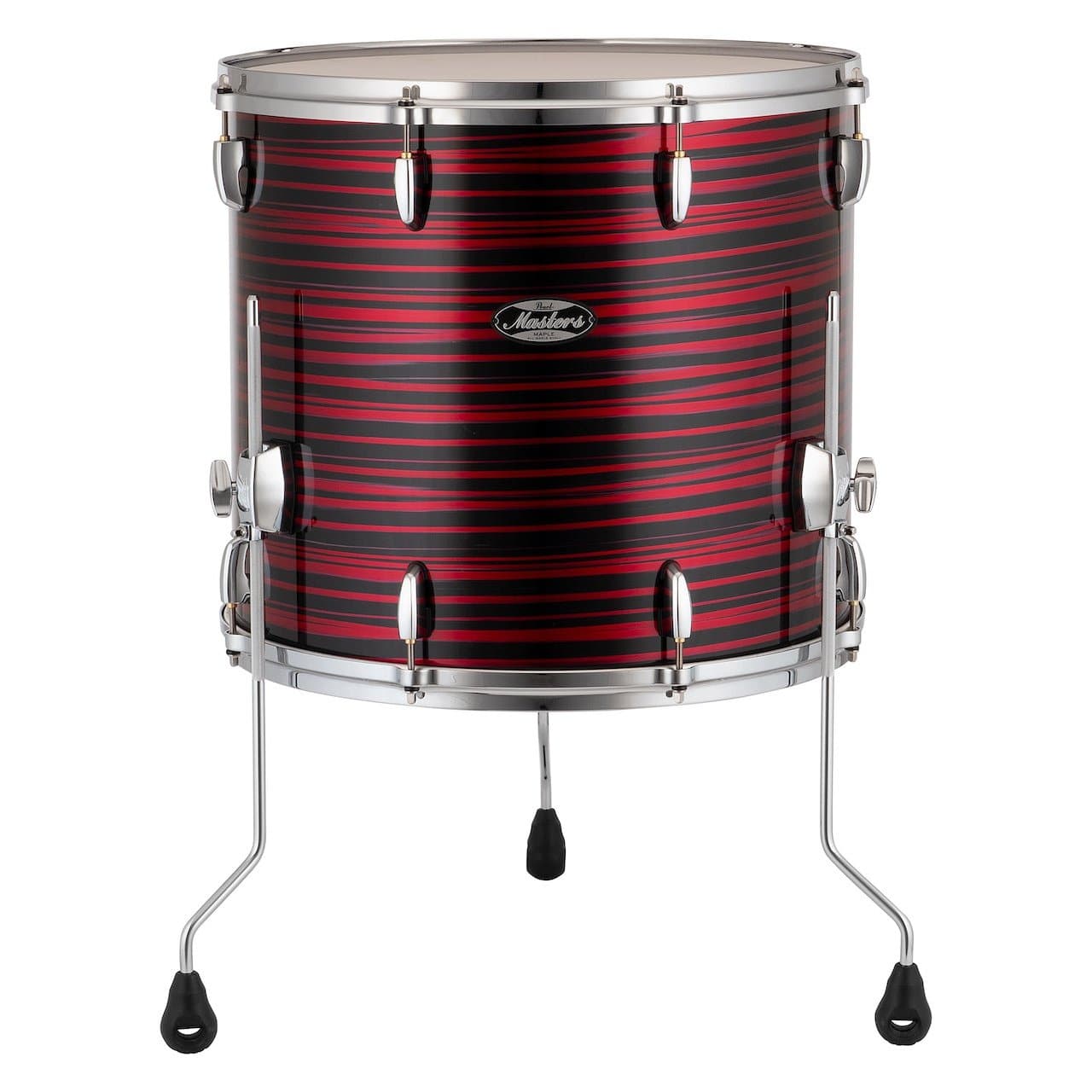 Pearl Masters Maple MM6 Floor Tom 18x16 Red Oyster Swirl