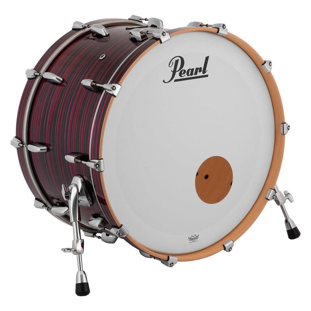Pearl Masters Maple MM6 Bass Drum 24x14 (No Mount) Red Oyster Swirl
