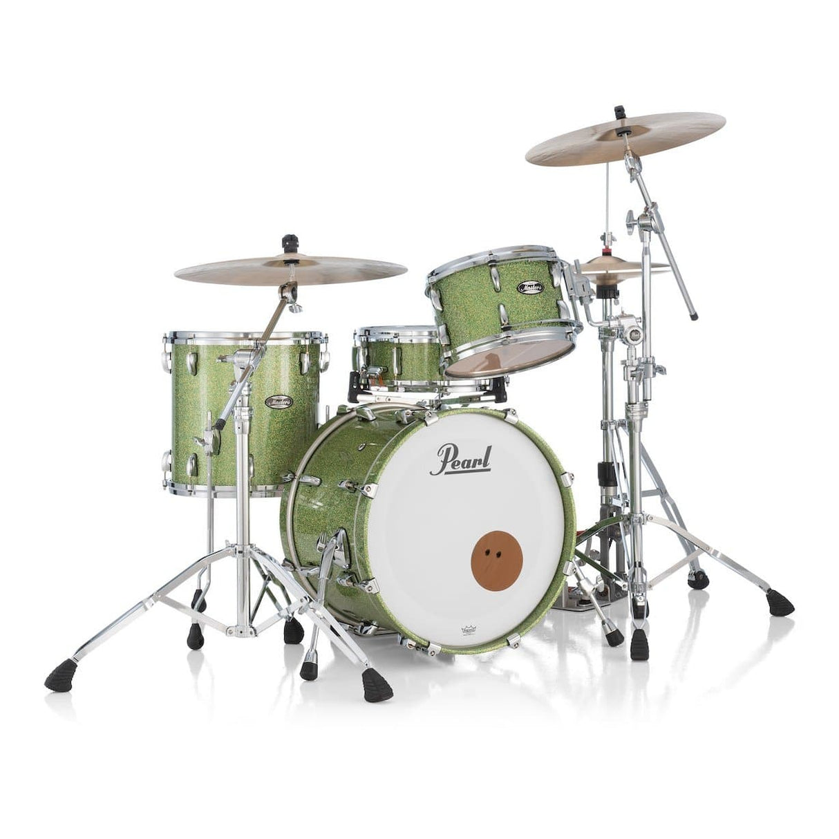 Pearl Masters Maple MM6 3pc Drum Set 20/12/14 w/L-Bracket R2 Mounts Shimmer of Oz