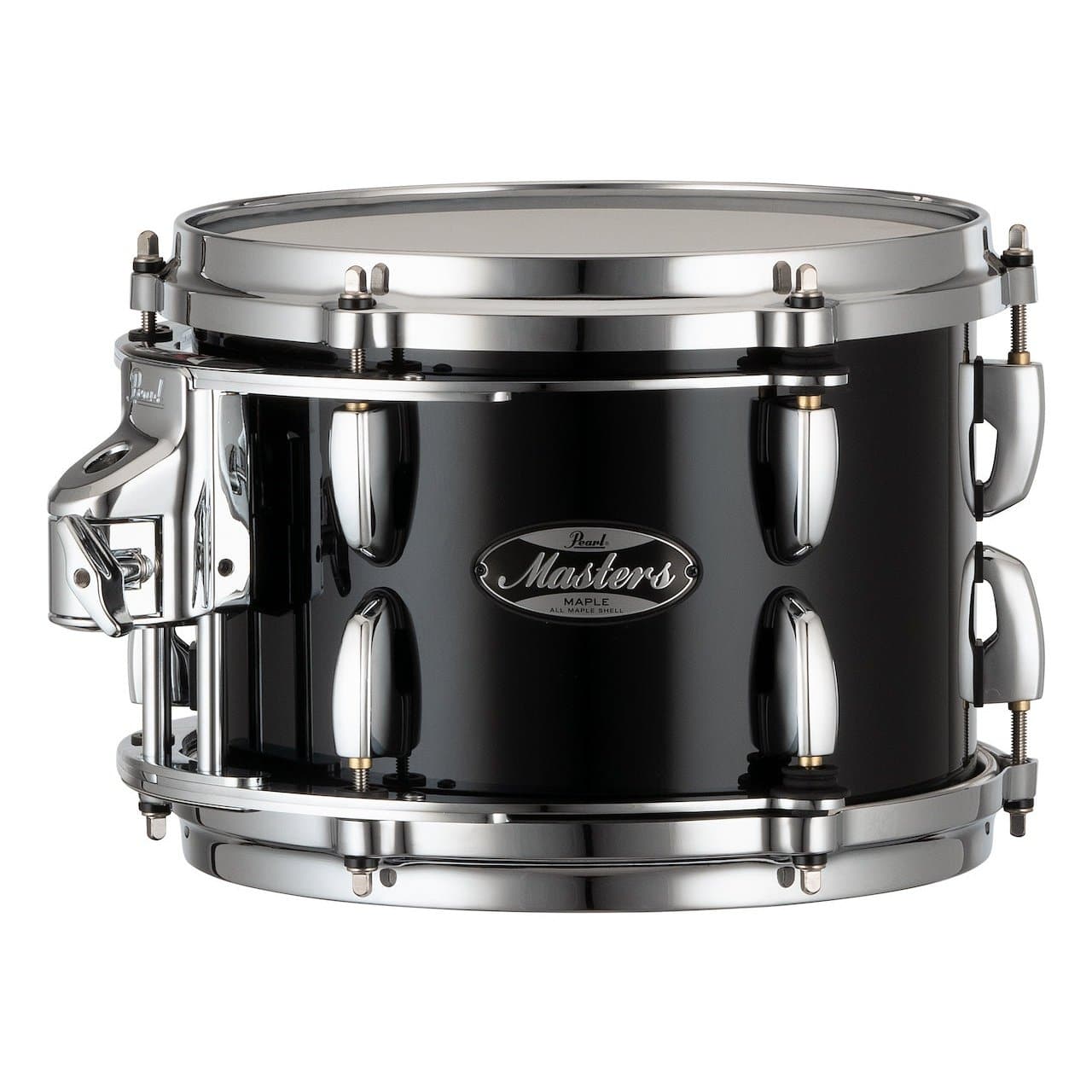 Pearl Masters Maple MM6 Tom 10x7 w/L-Bracket R2 Mount Piano Black