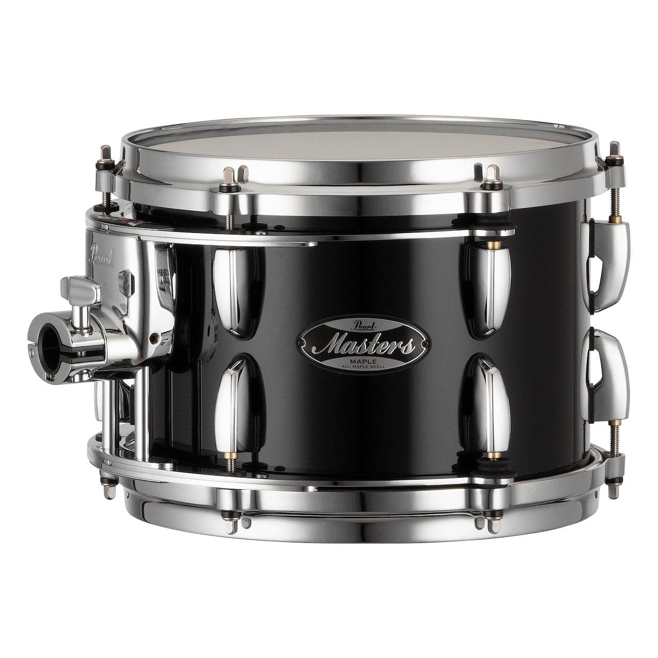 Pearl Masters Maple MM6 Tom 10x7 w/Standard R2 Mount Piano Black
