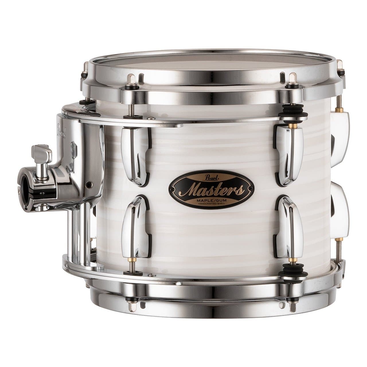 Pearl Masters Maple/Gum Tom 8x7 w/Standard R2 Mount White Ice Swirl Pearl Masters Maple/Gum Tom 8x7 w/Standard R2 Mount White Ice Swirl