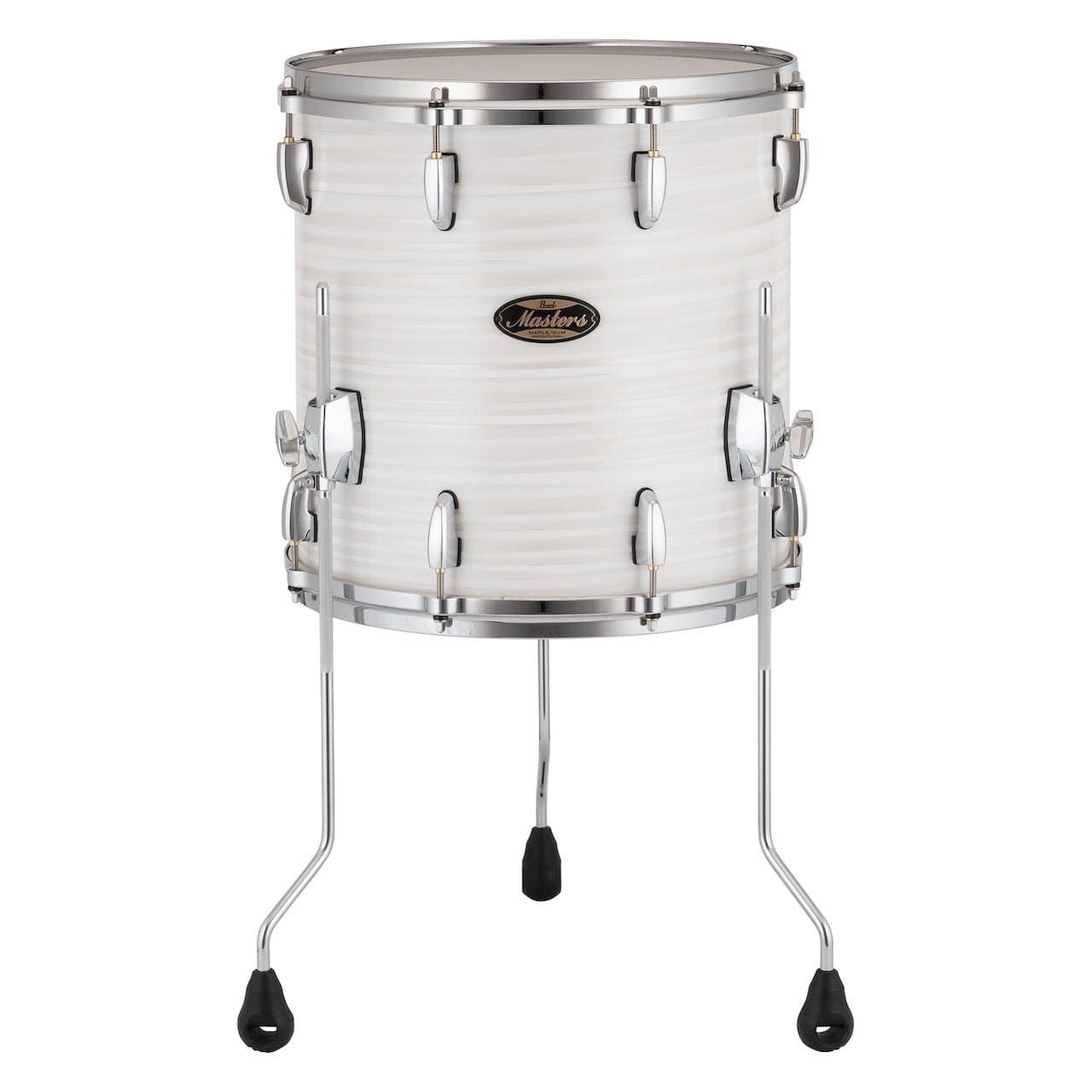 Pearl Masters Maple/Gum Floor Tom 14x14 White Ice Swirl