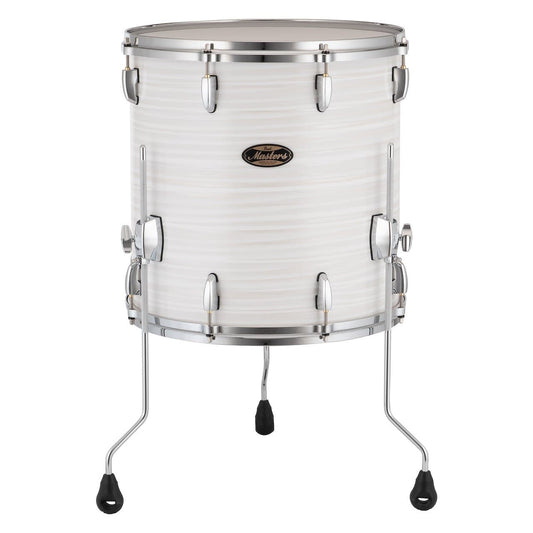 Pearl Masters Maple/Gum Floor Tom 16x16 White Ice Swirl