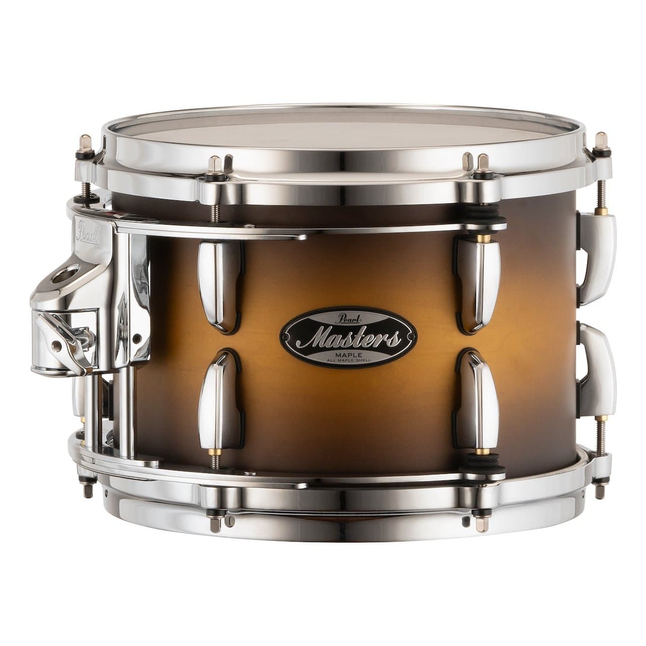 Pearl Masters Maple MM6 Tom 10x7 w/L-Bracket R2 Mount Matte Olive Burst
