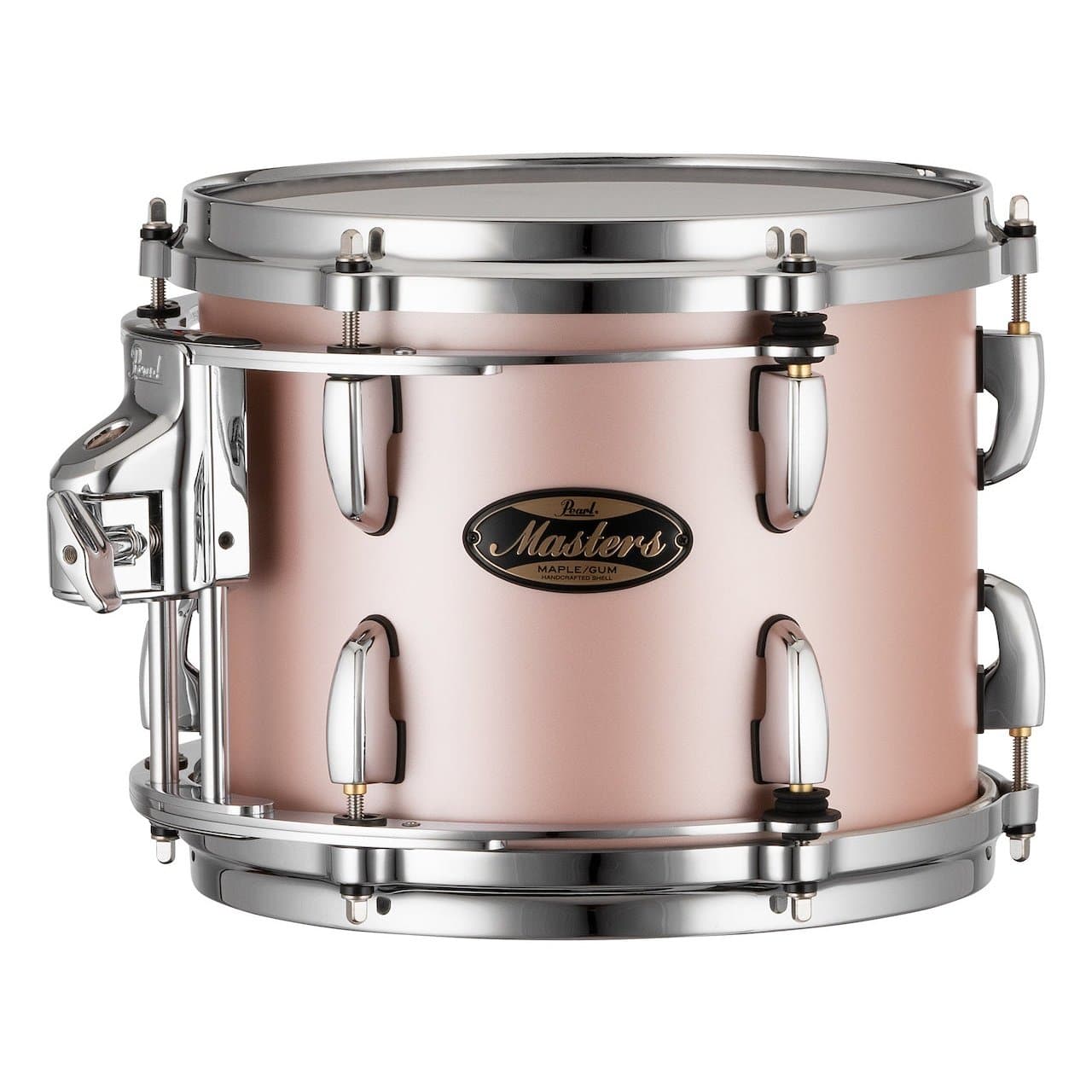 Pearl Masters Maple/Gum Tom 10x8 w/L-Bracket R2 Mount Satin Rose Gold