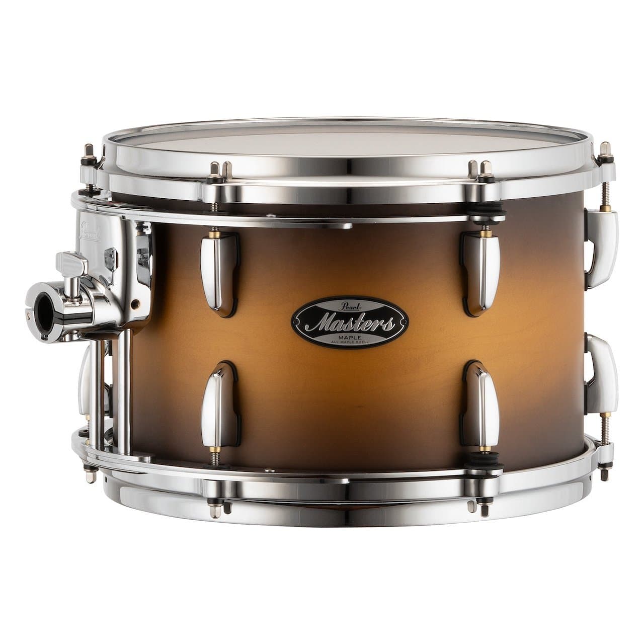 Pearl Masters Maple MM6 Tom 12x8 w/Standard R2 Mount Matte Olive Burst