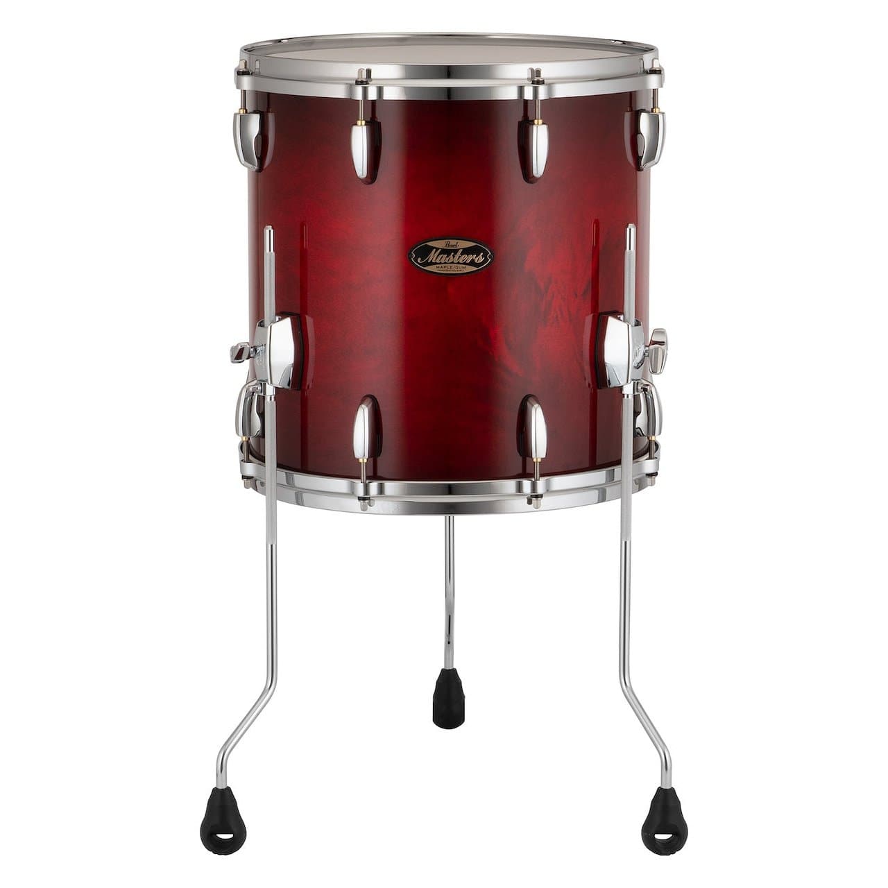 Pearl Masters Maple/Gum Floor Tom 14x14 Deep Redburst