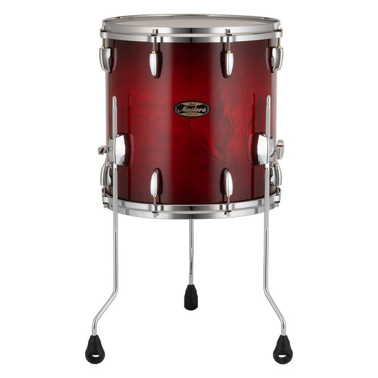 Pearl Masters Maple/Gum Floor Tom 14x14 Deep Redburst