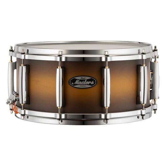 Pearl Masters Maple/Gum Snare Drum 14x6.5 Matte Olive Burst