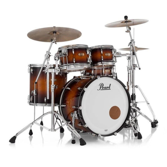 Pearl Masters Maple Pure 4pc Drum Set w/22x16BD w/Standard R2 Mounts Vintage Tobacco Burst