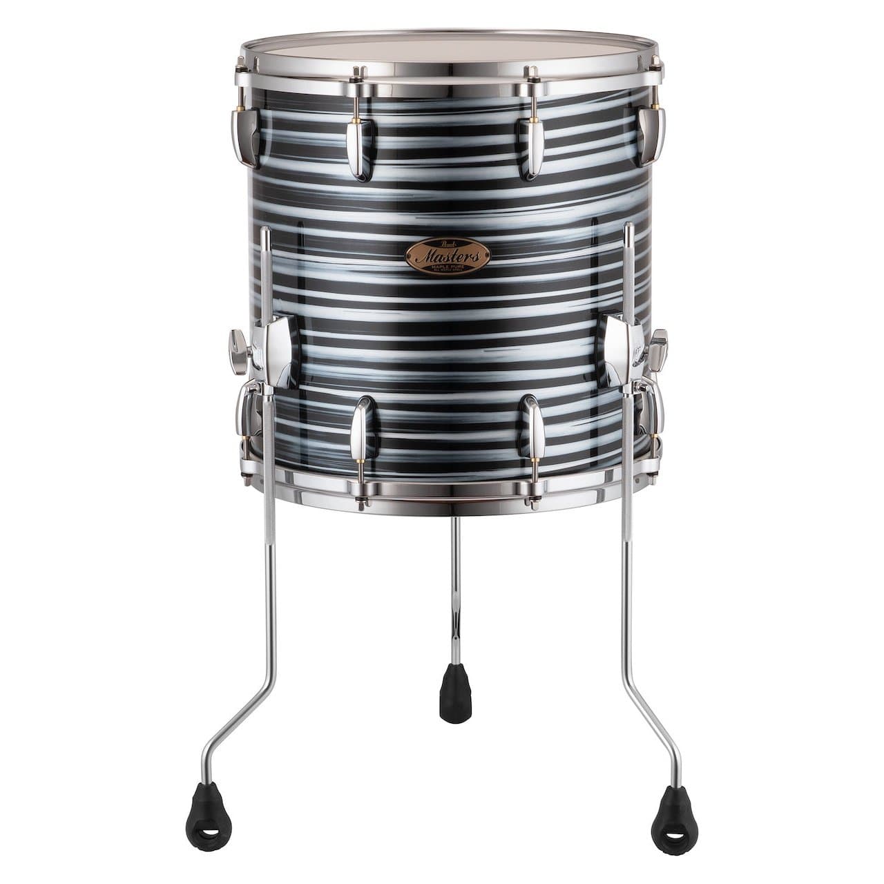 Pearl Masters Maple Pure Floor Tom 14x14 Black Oyster Swirl