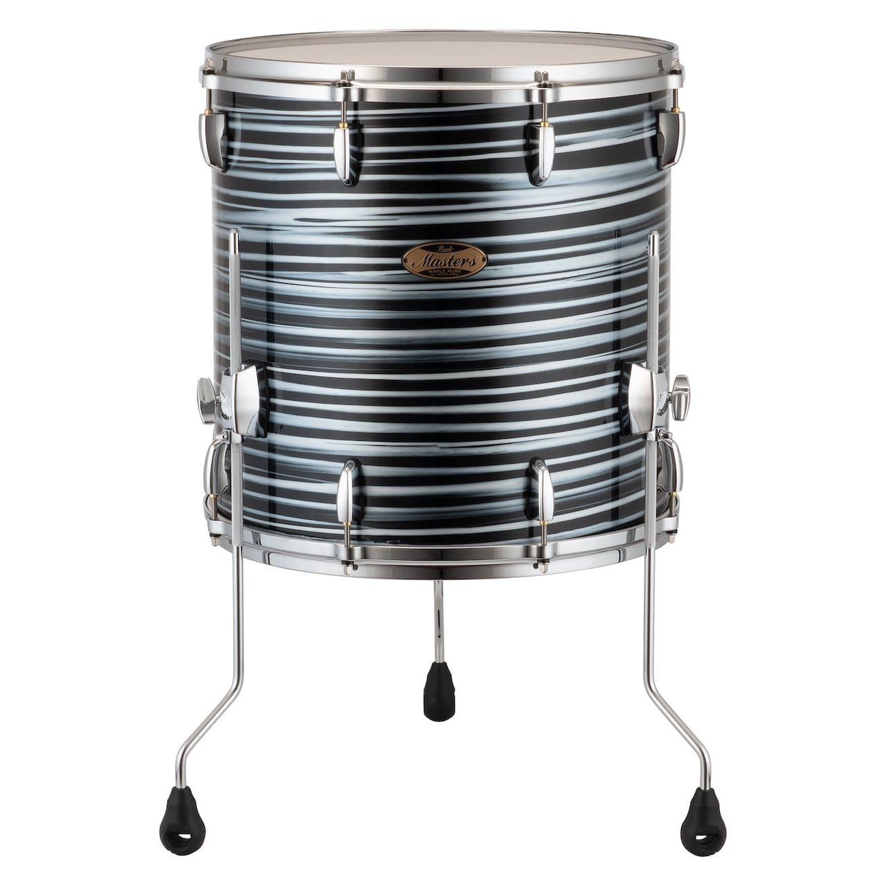Pearl Masters Maple Pure Floor Tom 16x16 Black Oyster Swirl