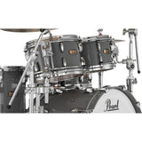 Pearl Masters Maple Pure 4pc Drum Set w/22x16BD w/L-Bracket R2 Mounts Putty Gray